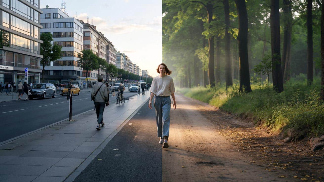 Czy spacer po mieście naprawdę może zastąpić wyjście do lasu?