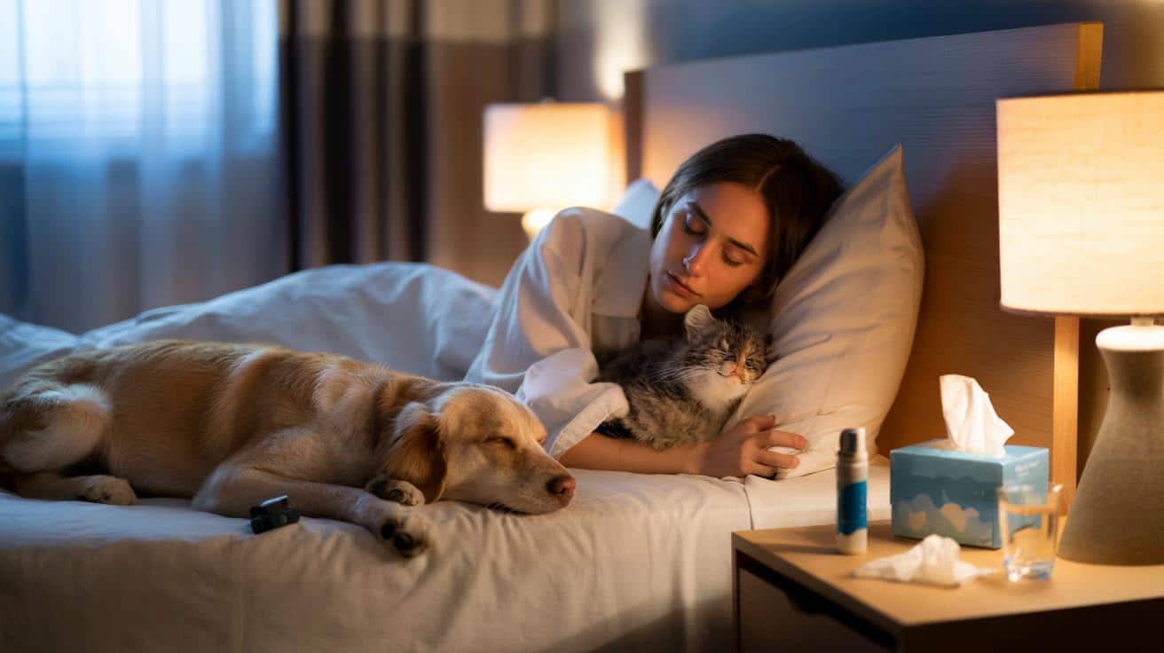 Czy spanie z psem lub kotem w jednym łóżku szkodzi zdrowiu?