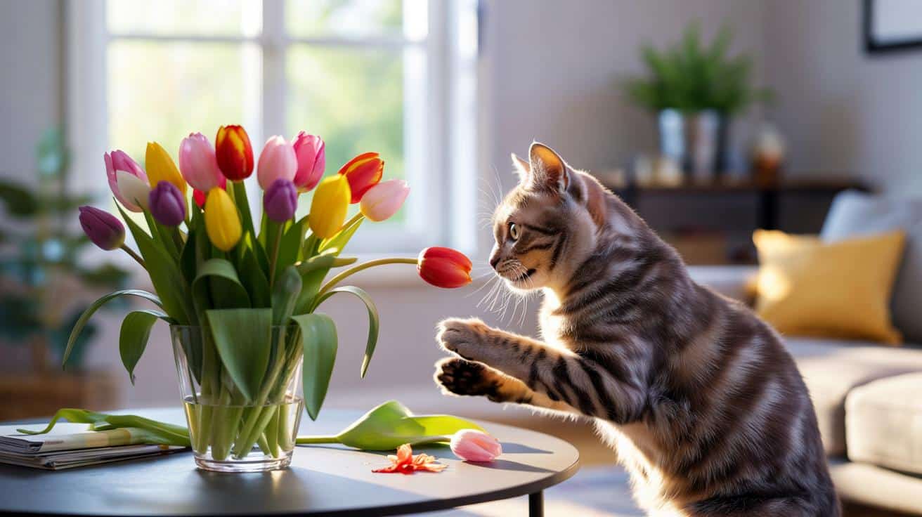 Czy tulipany szkodzą kotom? Ukryte ryzyko w wiosennym bukiecie