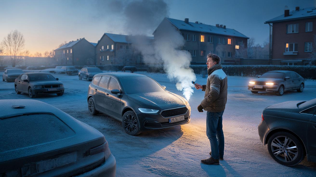 Czy warto grzać auto na postoju zimnym rankiem? Kierowcy w szoku