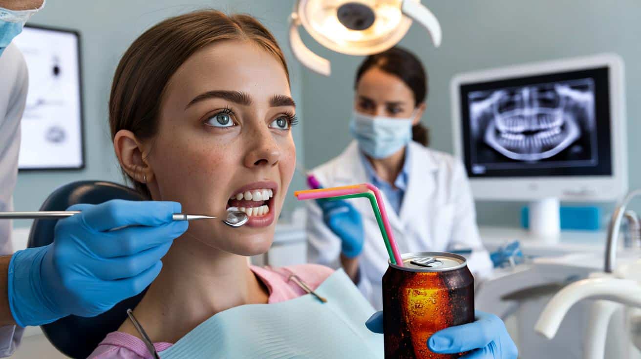 Dentysta mówi dlaczego unika napojów gazowanych przez słomkę mimo że myślisz że to chroni zęby