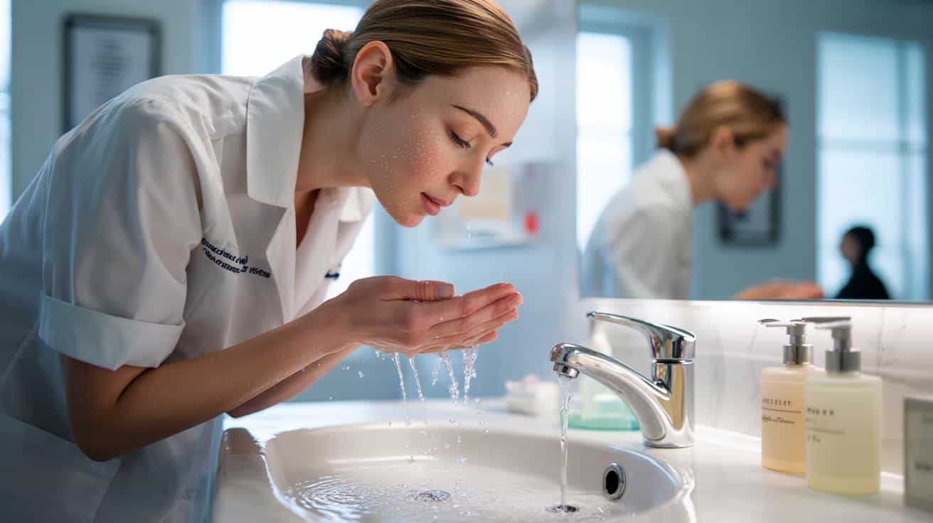 Dermatolog wyjaśnia dlaczego myje twarz tylko zimną wodą i co to zmienia w skórze