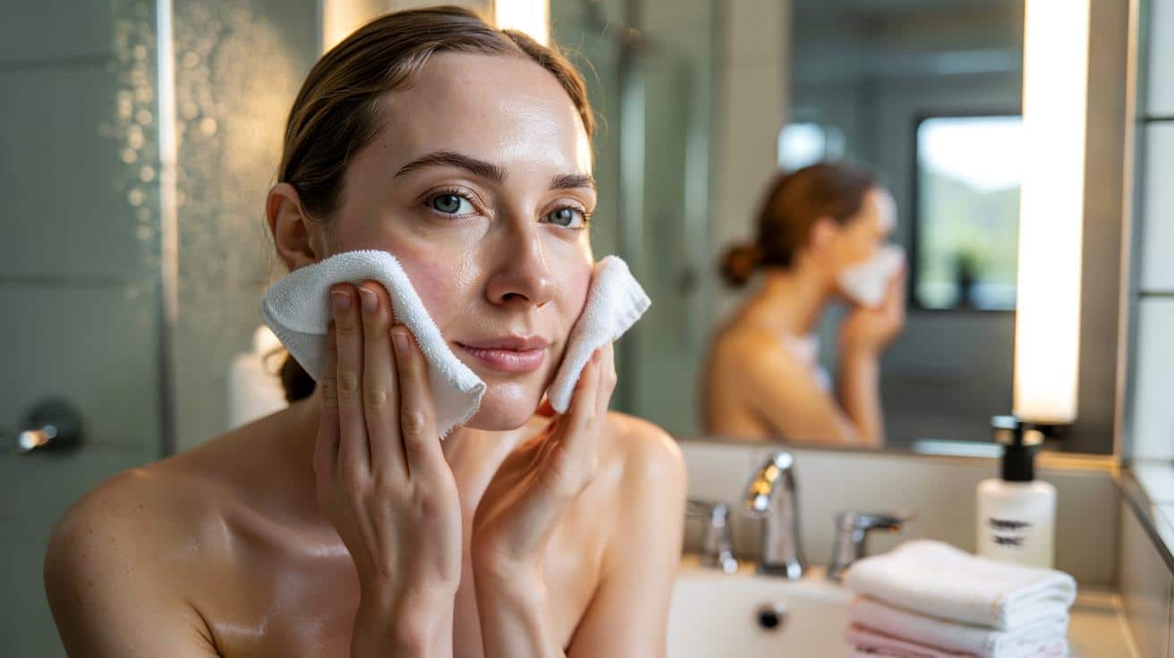 Dermatolog wyjaśnia dlaczego nigdy nie pociera twarzy ręcznikiem tylko delikatnie przykłada