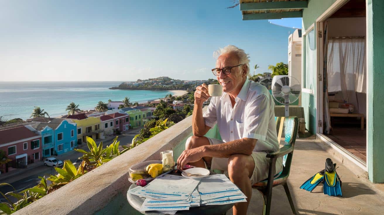 Deutscher Rentner lebt mit Mindestpension im Tropenparadies bei 28 Grad