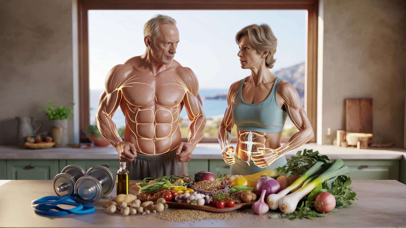 Dieta śródziemnomorska jak naturalna siłownia? Bakteria z jelit wzmacnia mięśnie