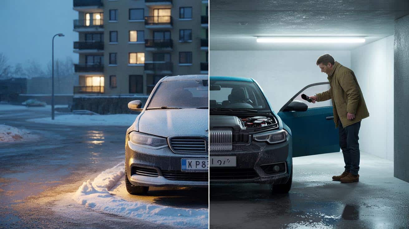 Dlaczego akumulator pada szybciej w aucie, które stoi pod blokiem niż w garażu