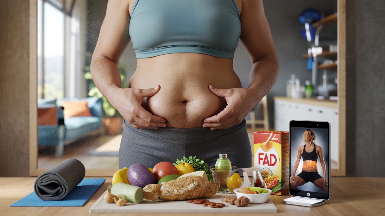 Dlaczego brzuch nie chudnie od brzuszków ani „cudownej” diety