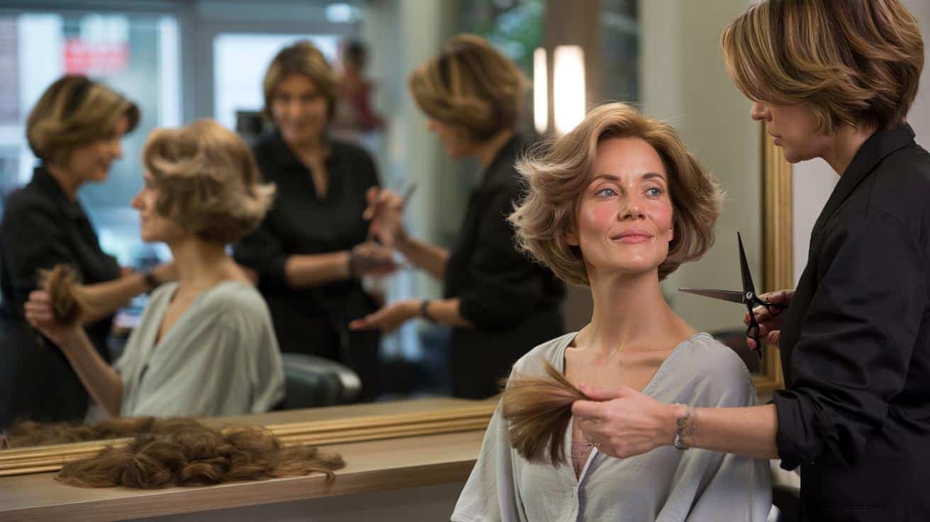 Dlaczego coraz więcej kobiet po czterdziestce rezygnuje z długich włosów na rzecz tej modnej fryzury