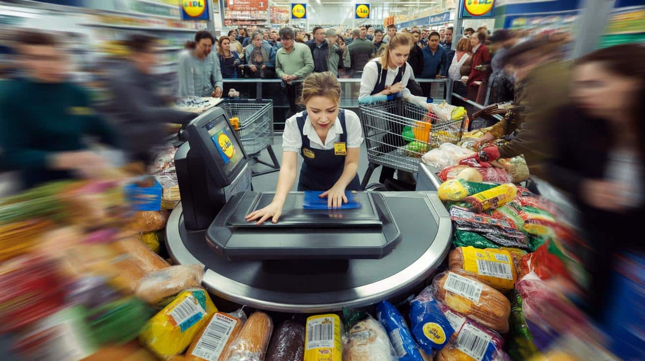 Dlaczego kasjerki w Lidlu skanują tak szybko? Kulisy sprytnej strategii przy kasach