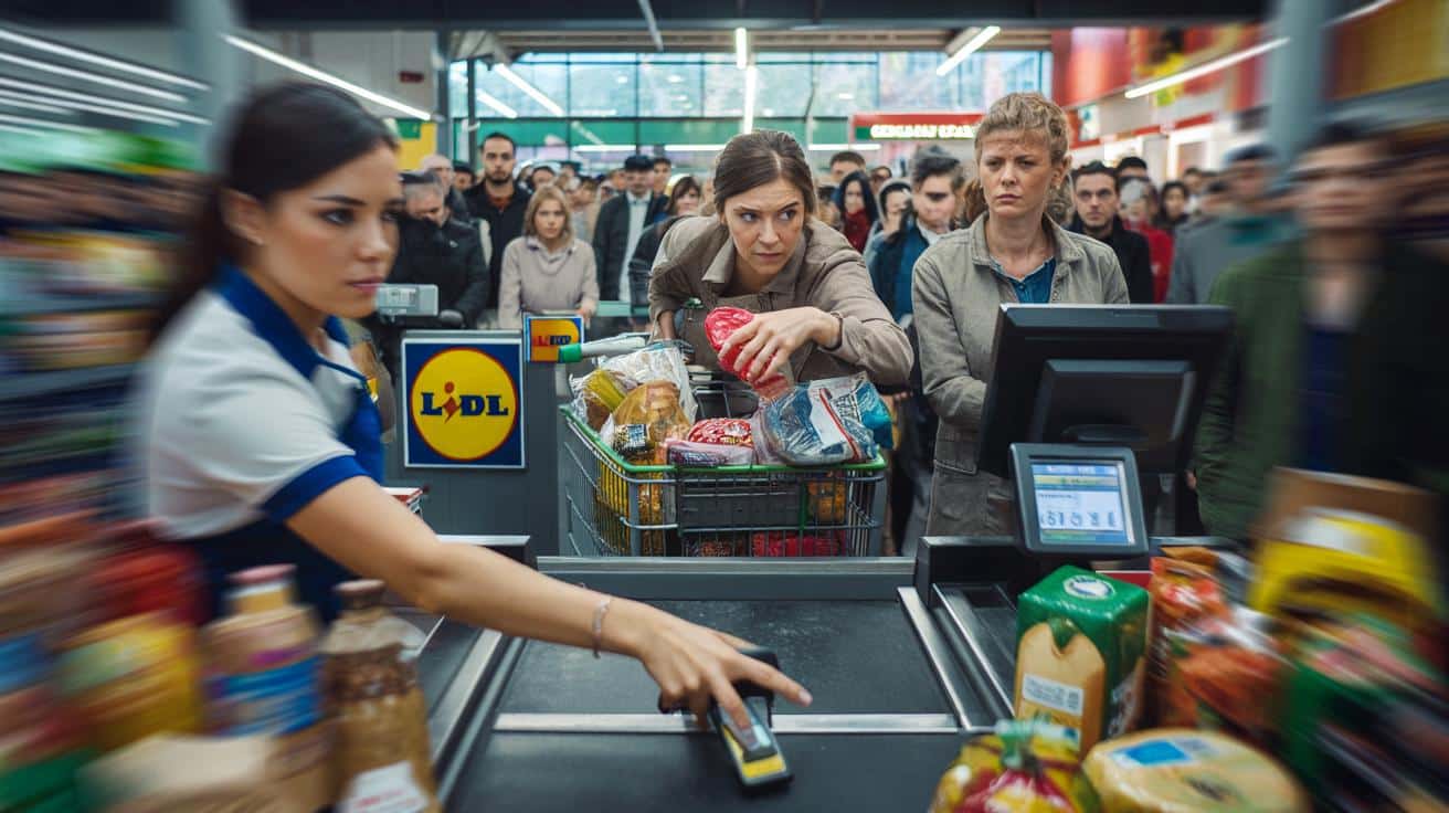 Dlaczego kasjerki w Lidlu skanują tak szybko? Psychologia kolejki odsłonięta