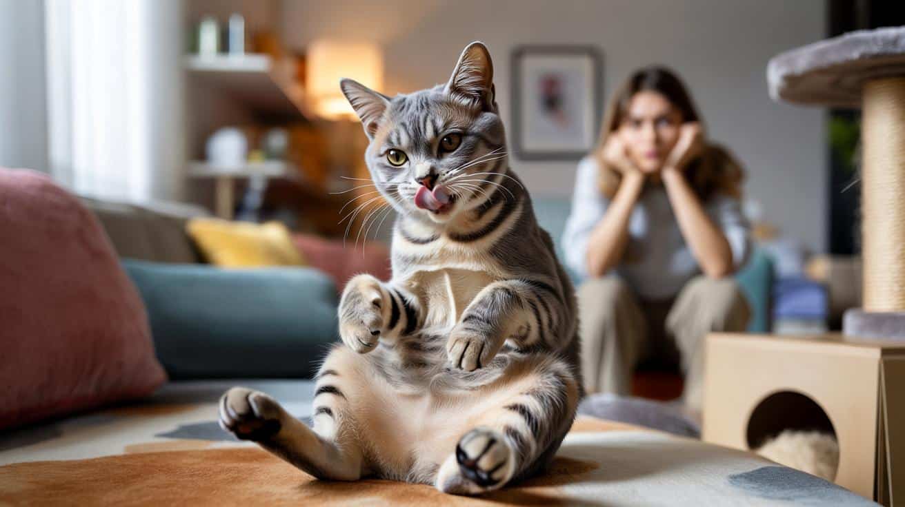 Dlaczego kot wciąż się wylizuje? Kiedy higiena zmienia się w sygnał stresu