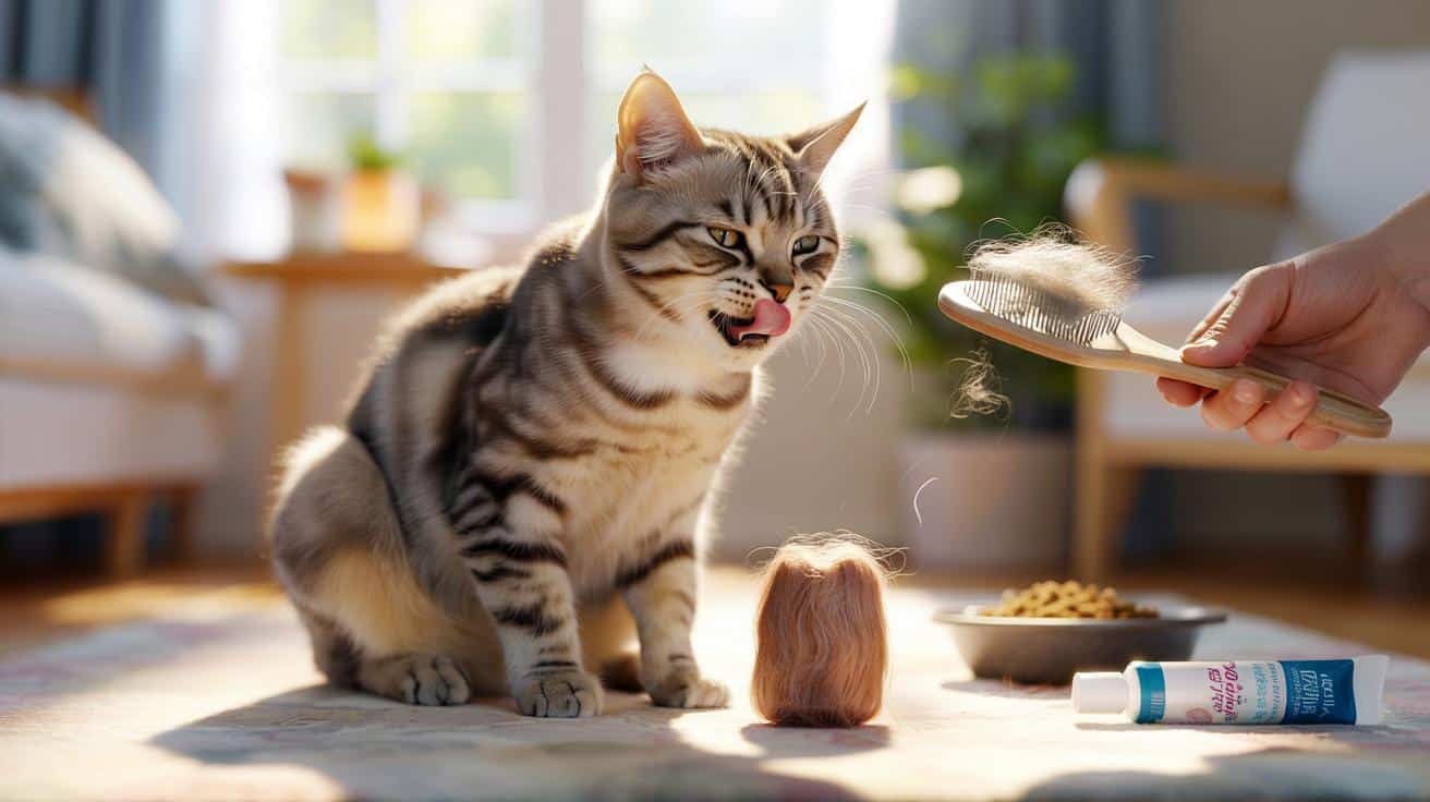 Dlaczego kot wypluwa zbite „wałeczki”? Co dzieje się w jego brzuchu