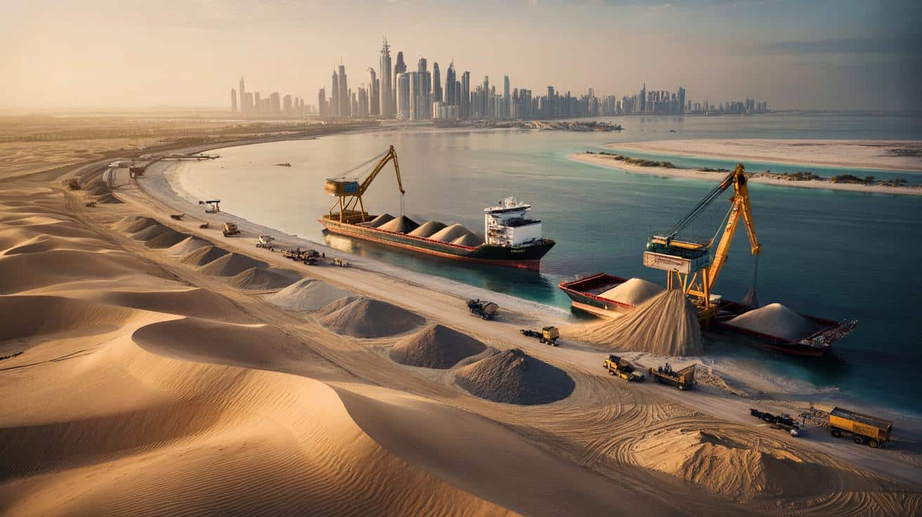 Dlaczego kraje pełne pustyń muszą sprowadzać miliony ton piasku?