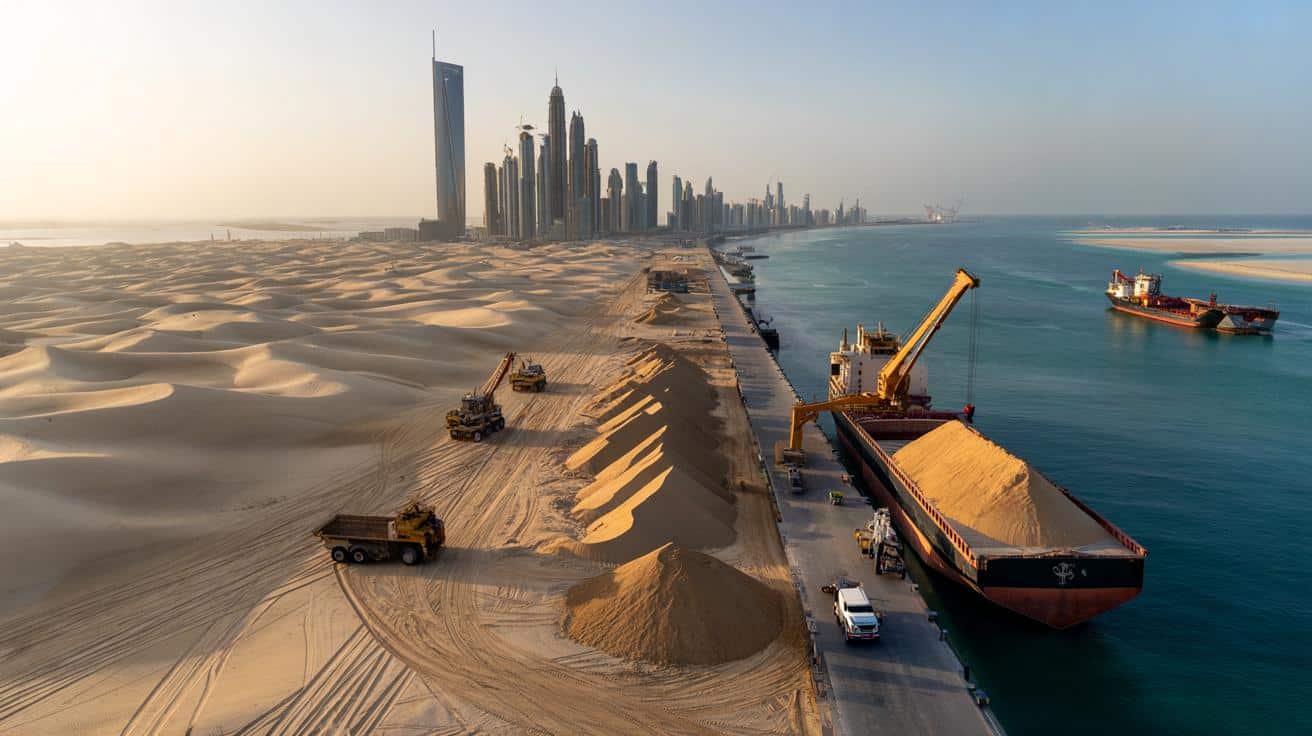 Dlaczego kraje Zatoki kupują piasek, mając pustynię pod oknem?