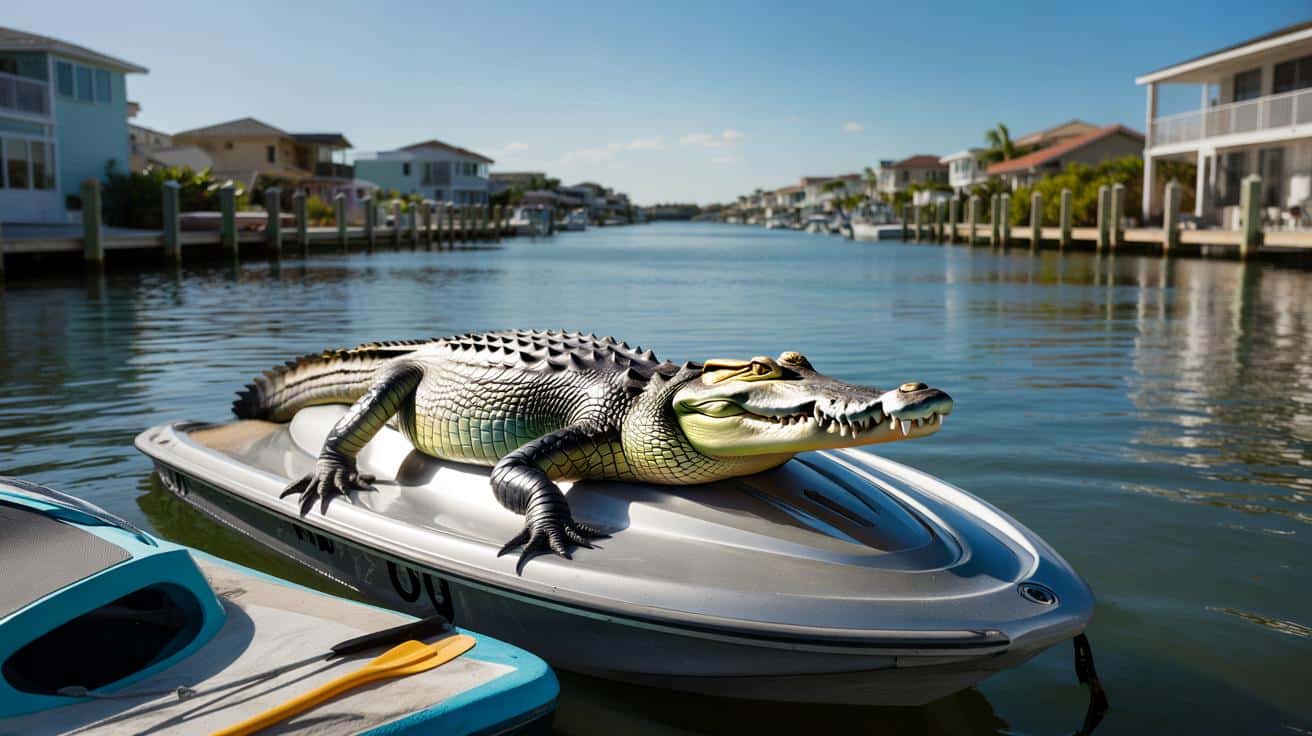 Dlaczego krokodyle wsiadają na jet-ski? Zaskakujący efekt zmian w Zatoce Florydzkiej