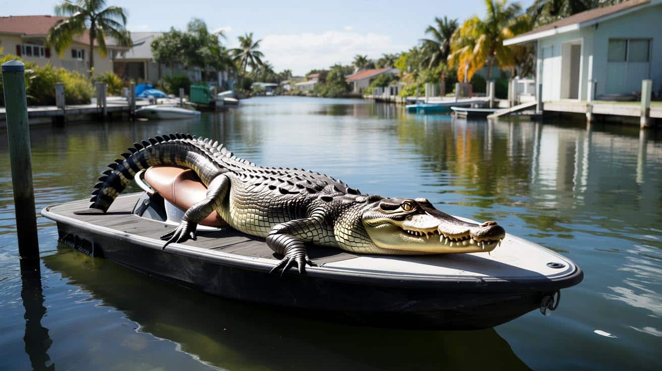 Dlaczego krokodyle wsiadają na skutery wodne? Zaskakująca odpowiedź naukowców z Florydy