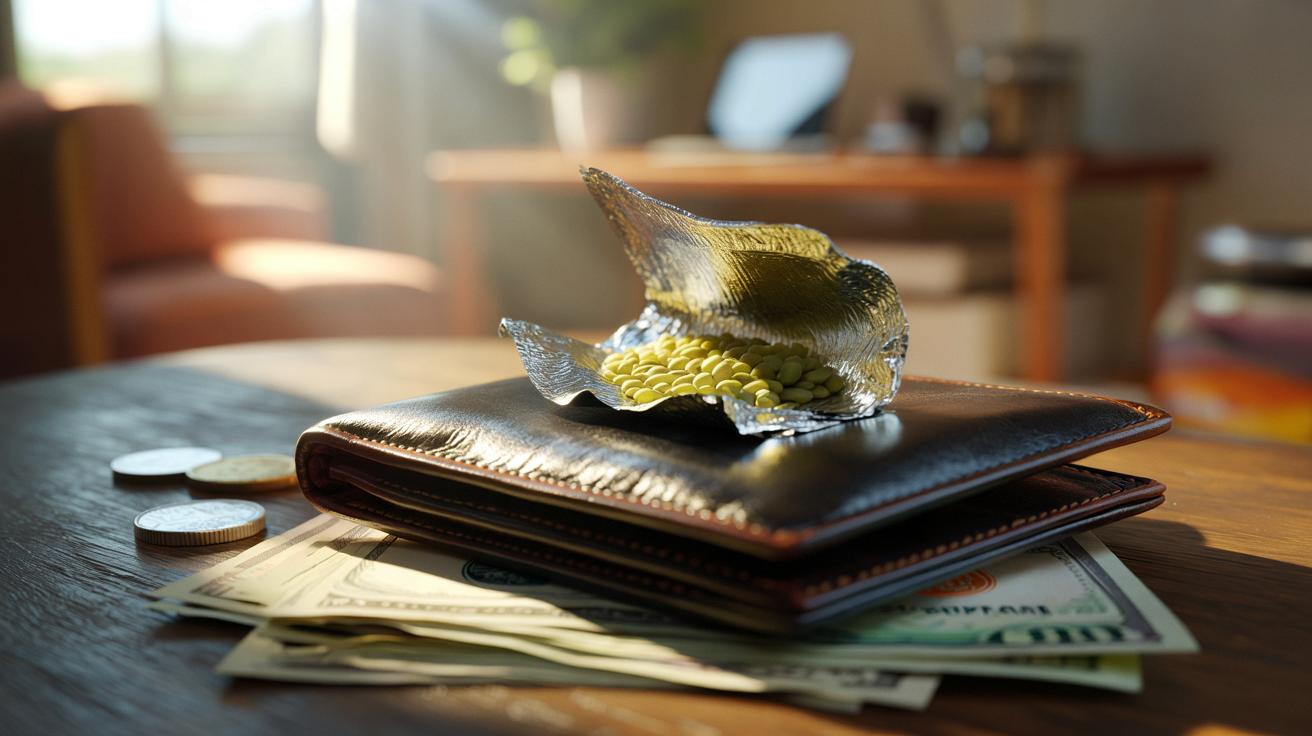 Dlaczego ludzie wkładają soczewicę w folię aluminiową do portfela?