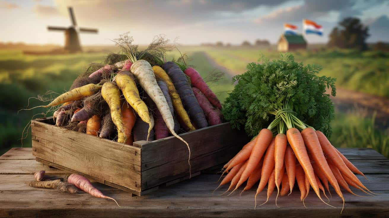 Dlaczego marchewka jest pomarańczowa? Zaskakująca rola jednego kraju