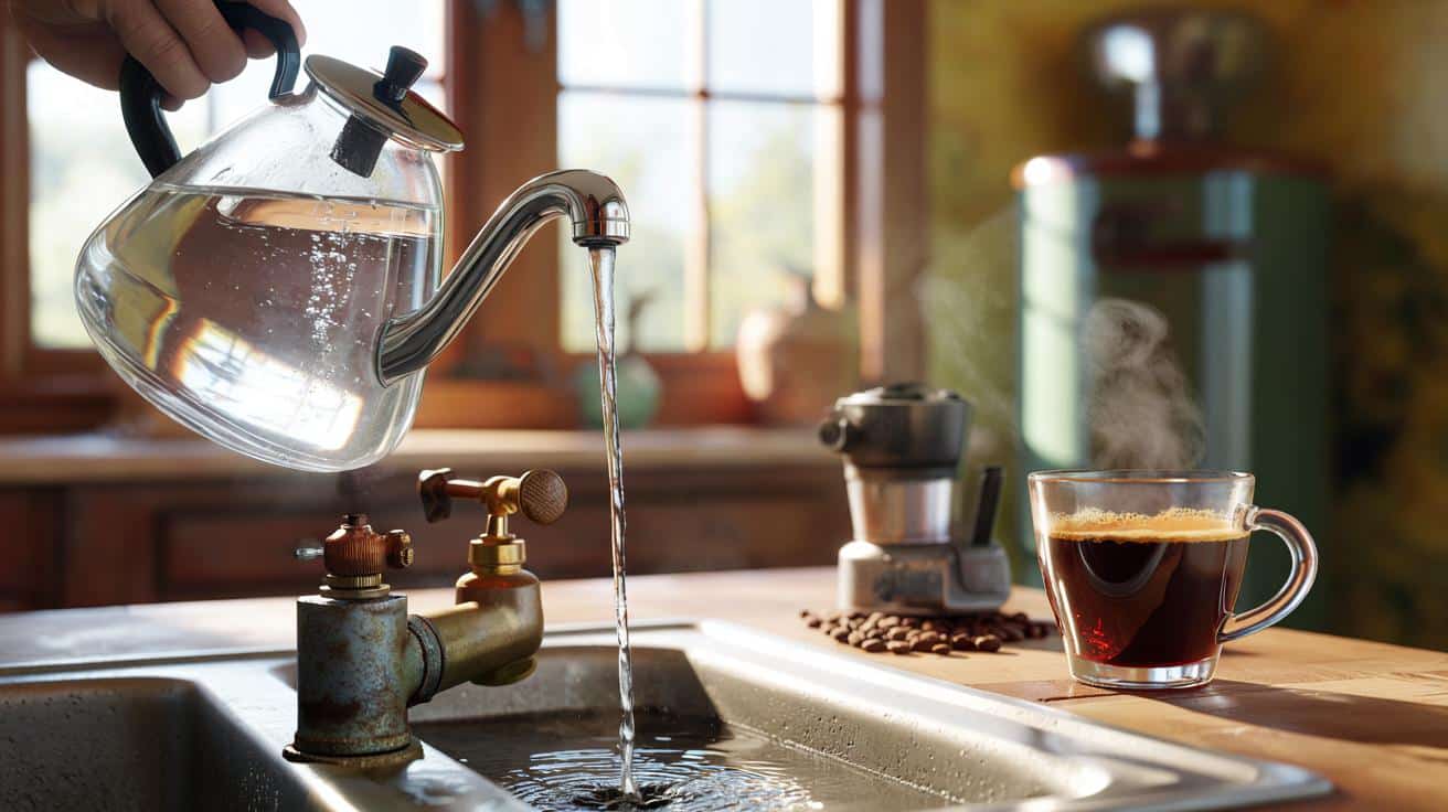 Dlaczego nie wolno brać gorącej wody z kranu do kawy