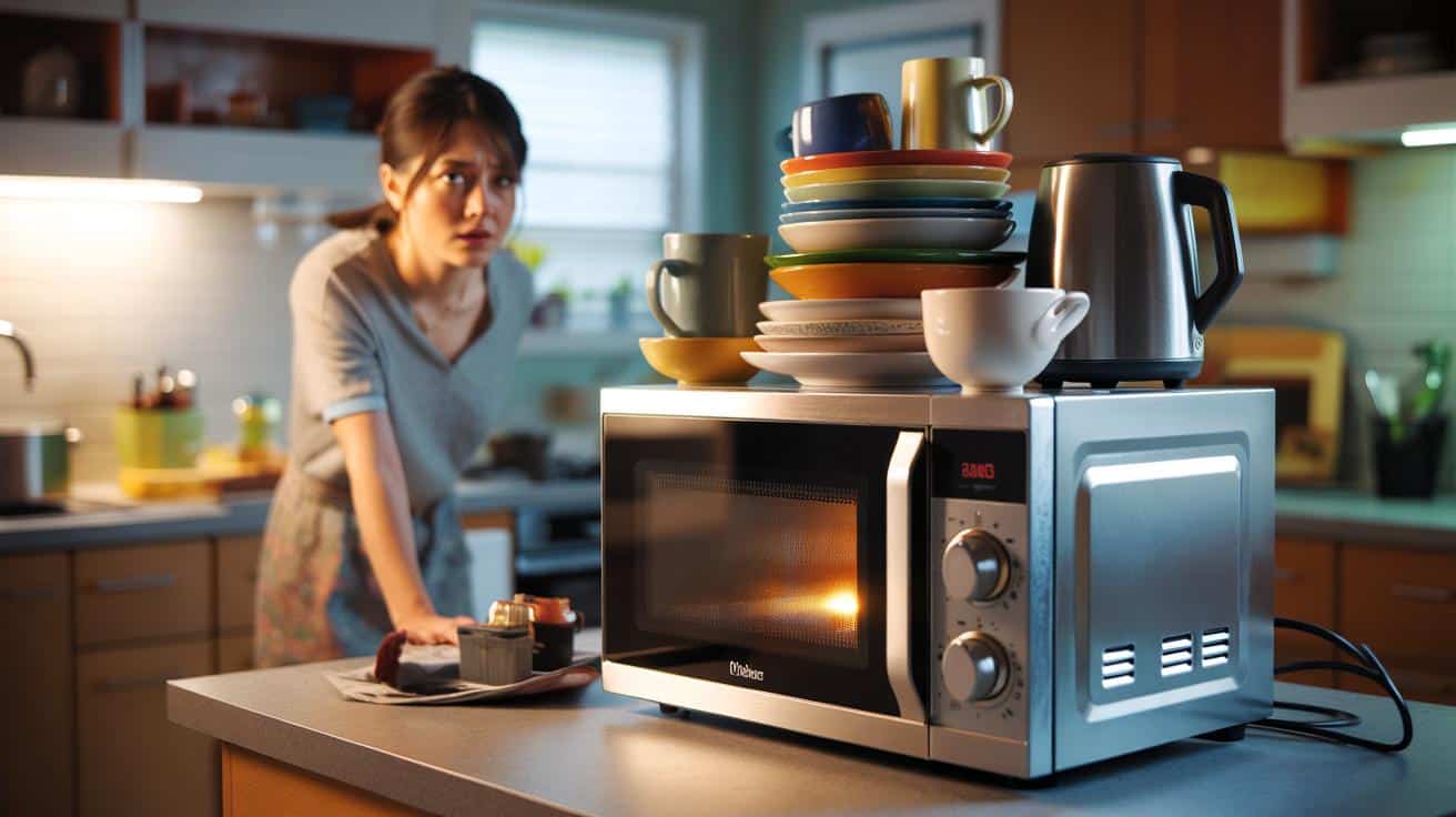 Dlaczego nie wolno kłaść nic na kuchence mikrofalowej? Eksperci ostrzegają