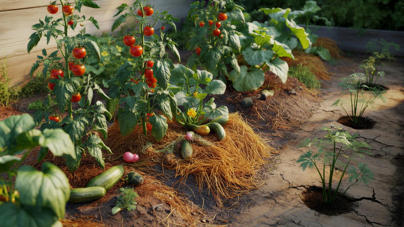 Dlaczego niektóre warzywa lepiej rosną przy ściółkowaniu gleby