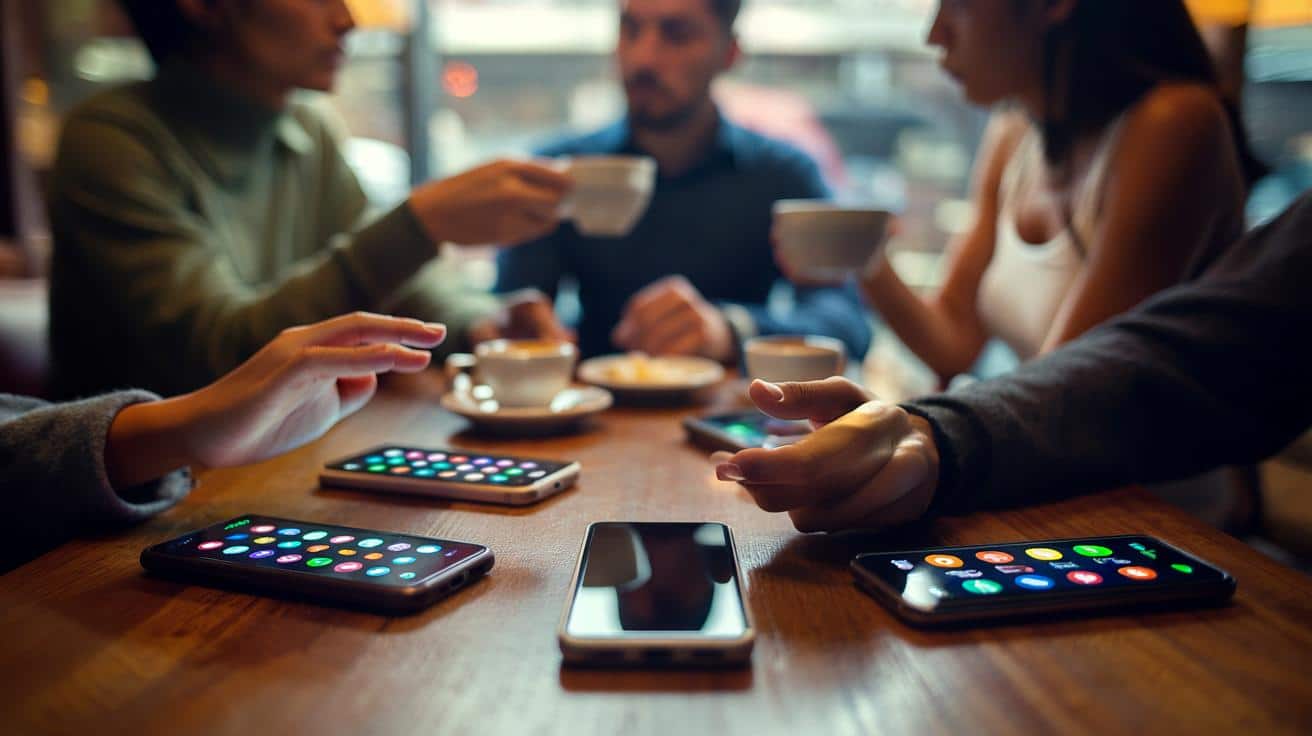 Dlaczego niektórzy odkładają telefon ekranem w dół na stole