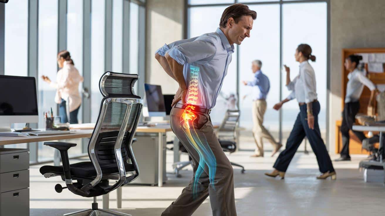 Dlaczego nowy fotel biurowy nie uratuje twoich pleców