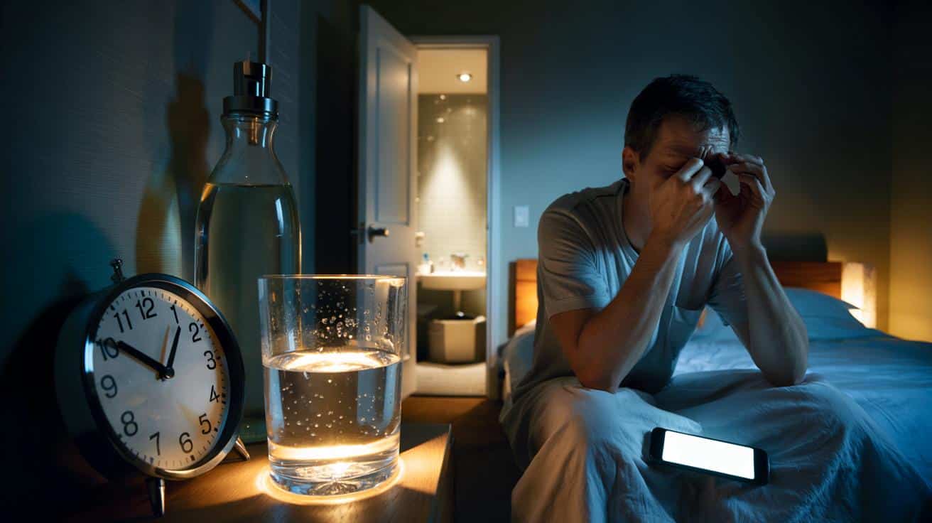 Dlaczego picie wody przed snem nie zawsze jest dobrym pomysłem