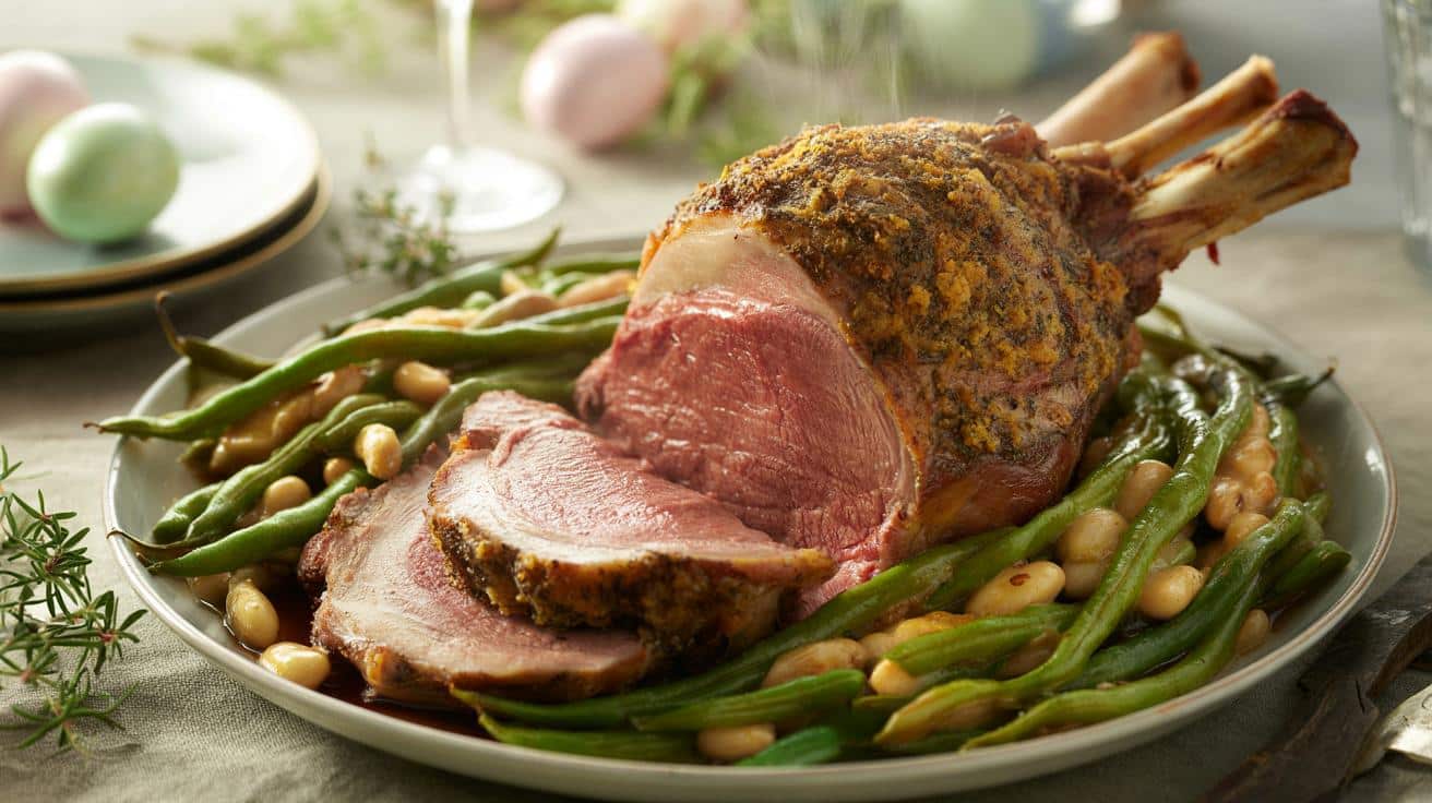 Dlaczego pieczona jagnięcina z zieloną fasolką to genialny wielkanocny duet