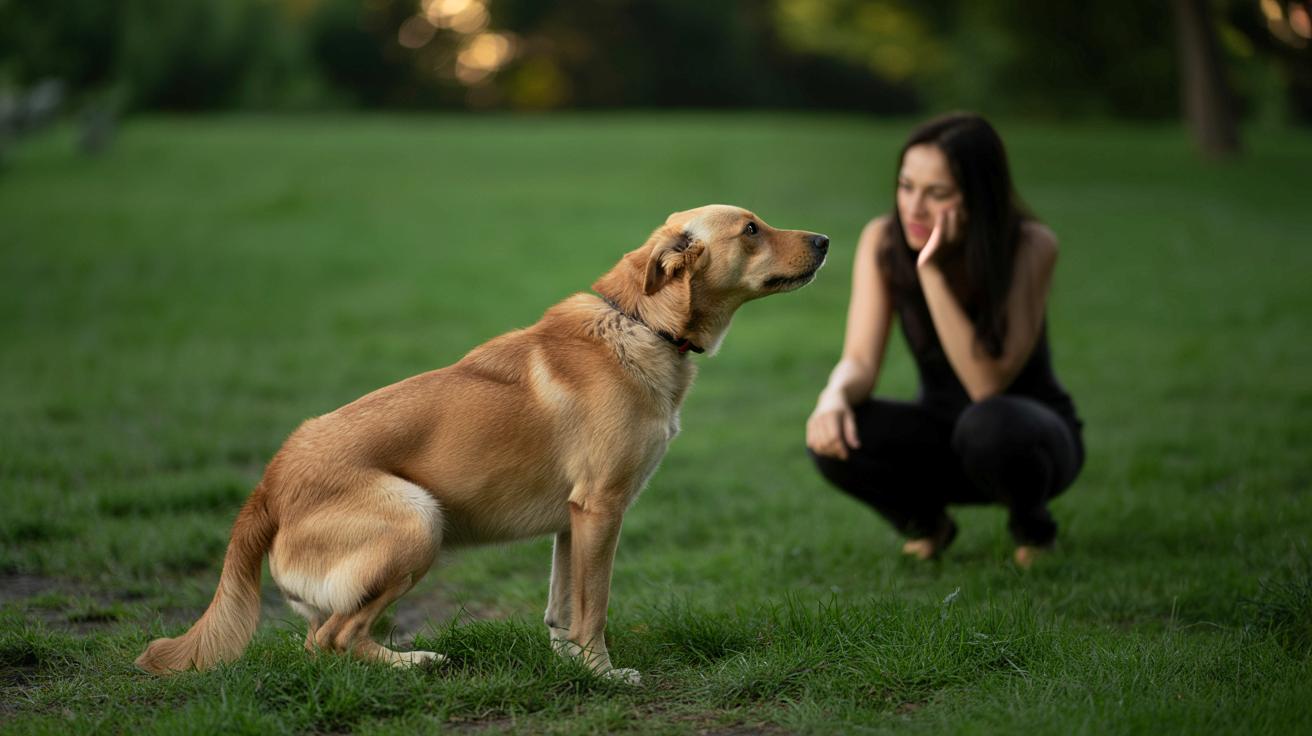 Dlaczego pies patrzy na ciebie, gdy się załatwia? Nie chodzi o wstyd