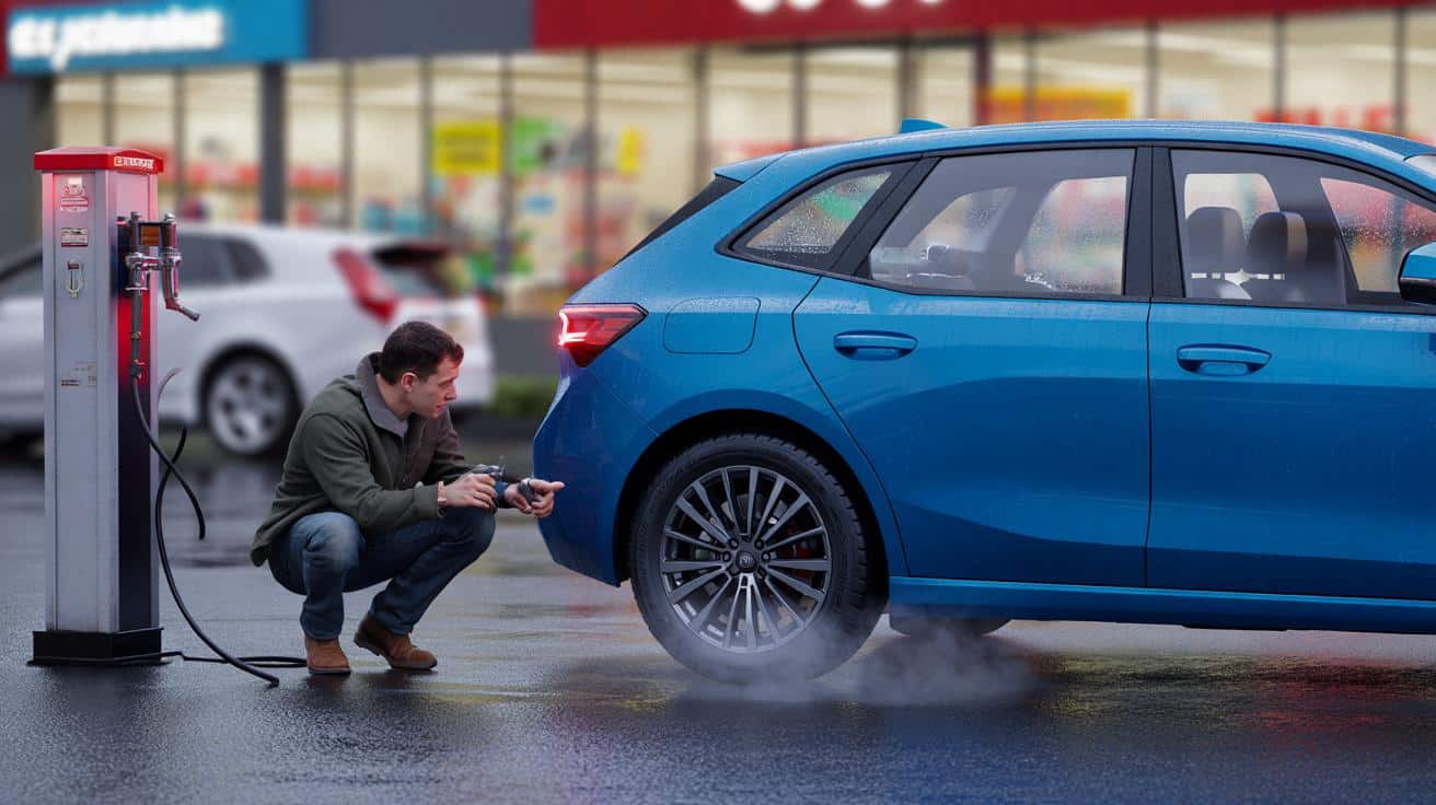 Dlaczego producent zaleca niższe ciśnienie z tyłu niż z przodu