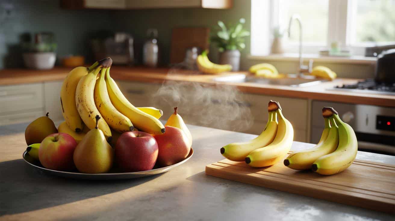 Dlaczego przechowywanie bananów oddzielnie sprawia że wolniej dojrzewają
