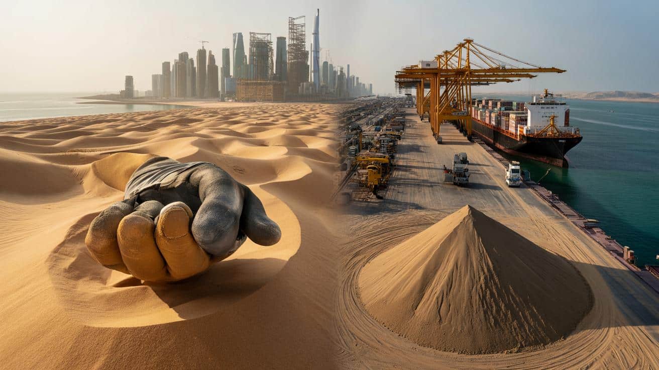Dlaczego pustynne kraje z Zatoki masowo kupują piasek z zagranicy?
