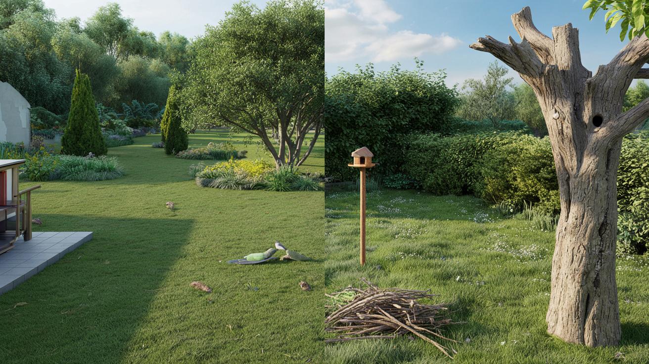 Dlaczego sikory omijają idealnie wypielęgnowane ogrody i jak to zmienić