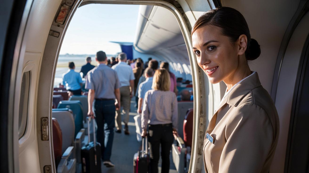 Dlaczego stewardesy zawsze mówią „dzień dobry”, gdy wchodzisz do samolotu