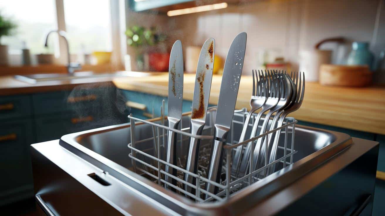 Dlaczego sztućce rdzewieją w zmywarce? Jeden błąd wszystko psuje