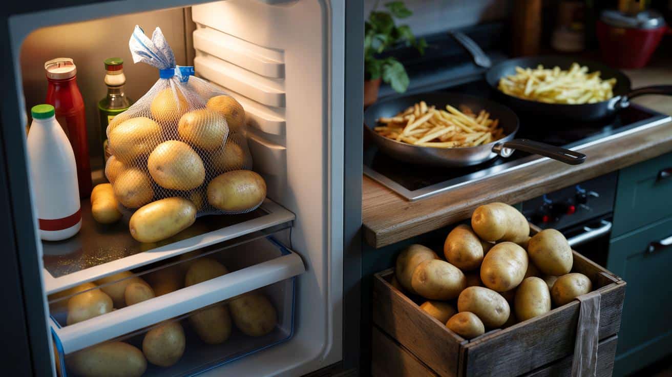 Dlaczego tak wiele osób przechowuje ziemniaki w lodówce i zmienia ich smak
