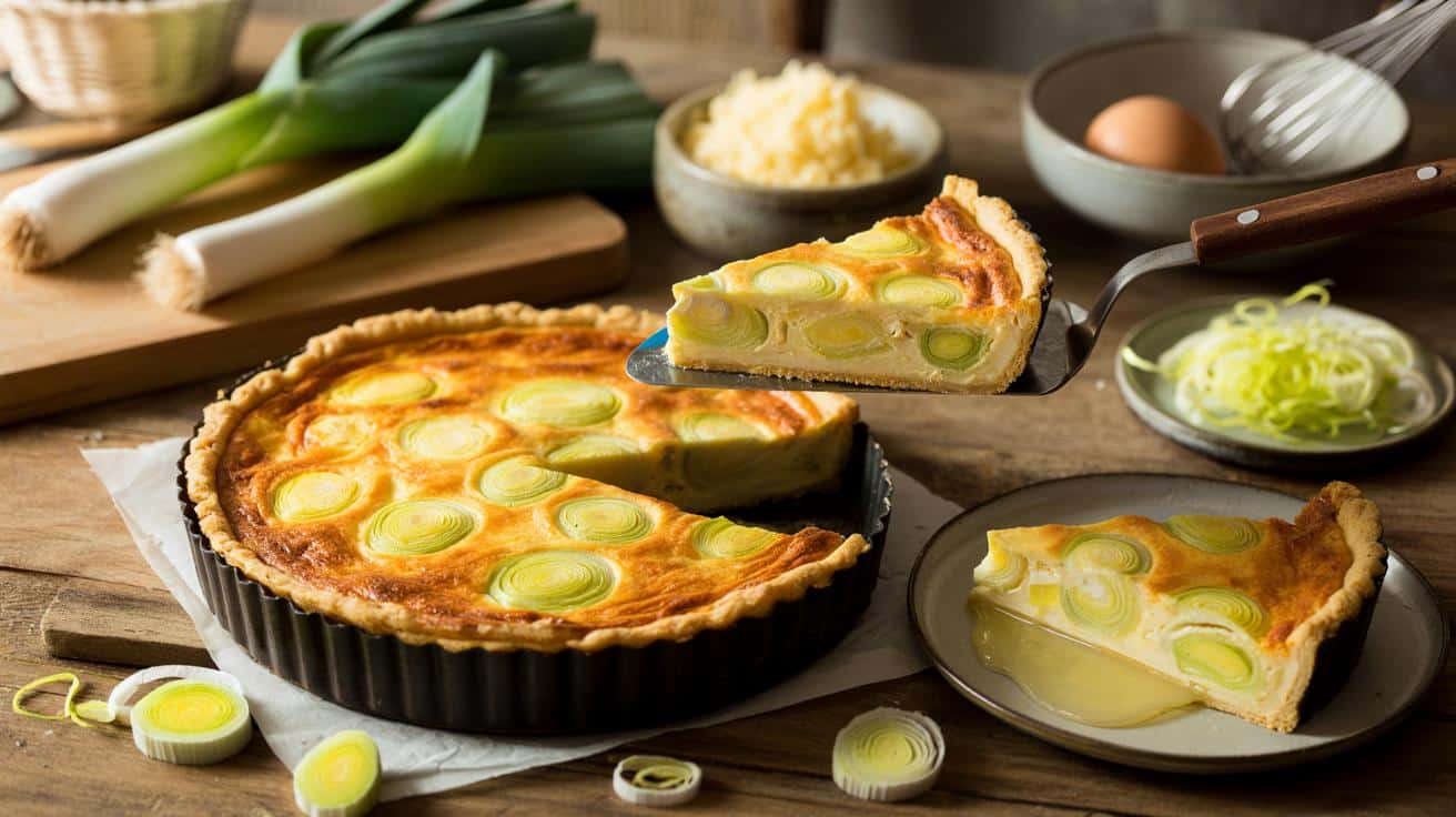 Dlaczego tarta z porem ma mokry spód? Jeden błąd psuje wszystko