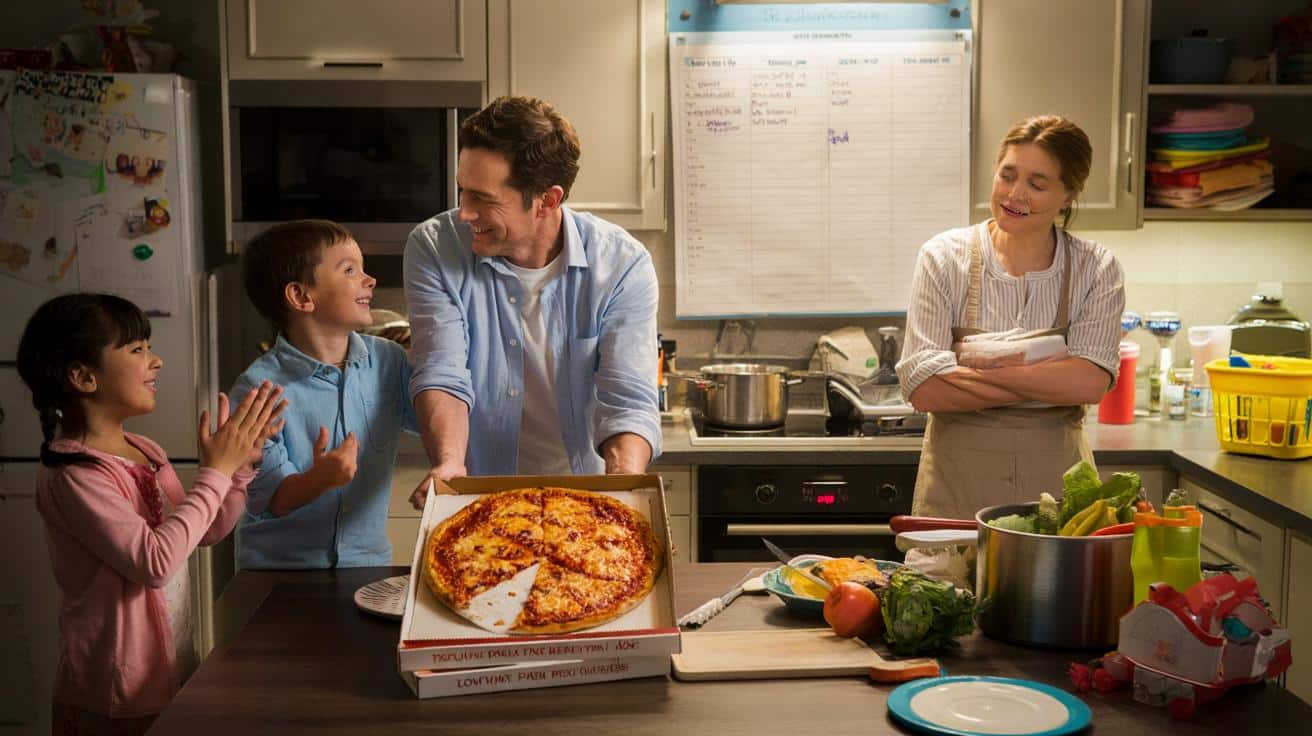 Dlaczego tata od pizzy dostaje więcej braw niż mama od obiadu?