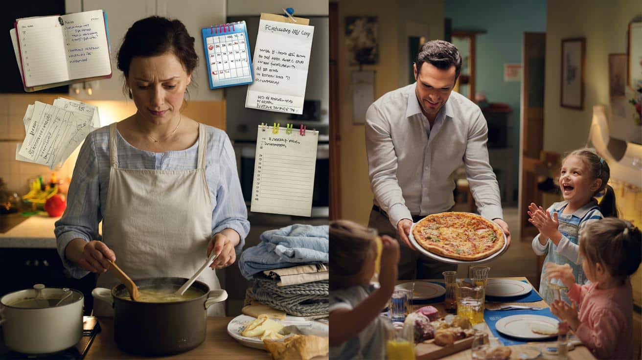 Dlaczego tata od pizzy zbiera brawa, a mama od zupy – nie?
