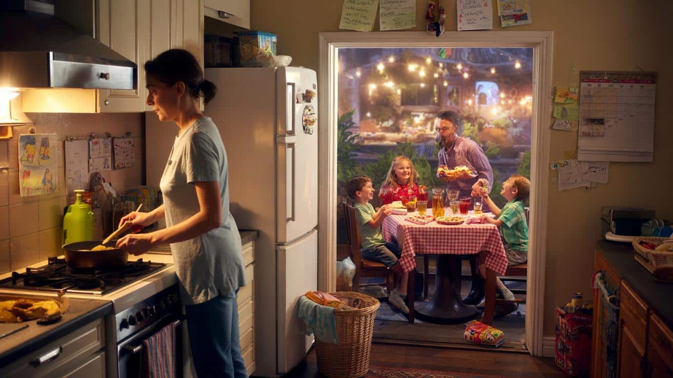 Dlaczego tata od wyjść na pizzę dostaje więcej wdzięczności niż mama od codziennego obiadu