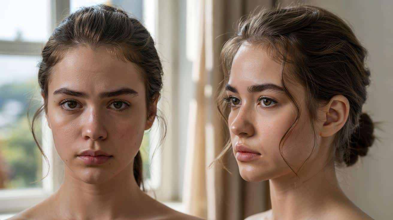 Dlaczego twarz bez makijażu wygląda lepiej przy jednych fryzurach niż przy innych