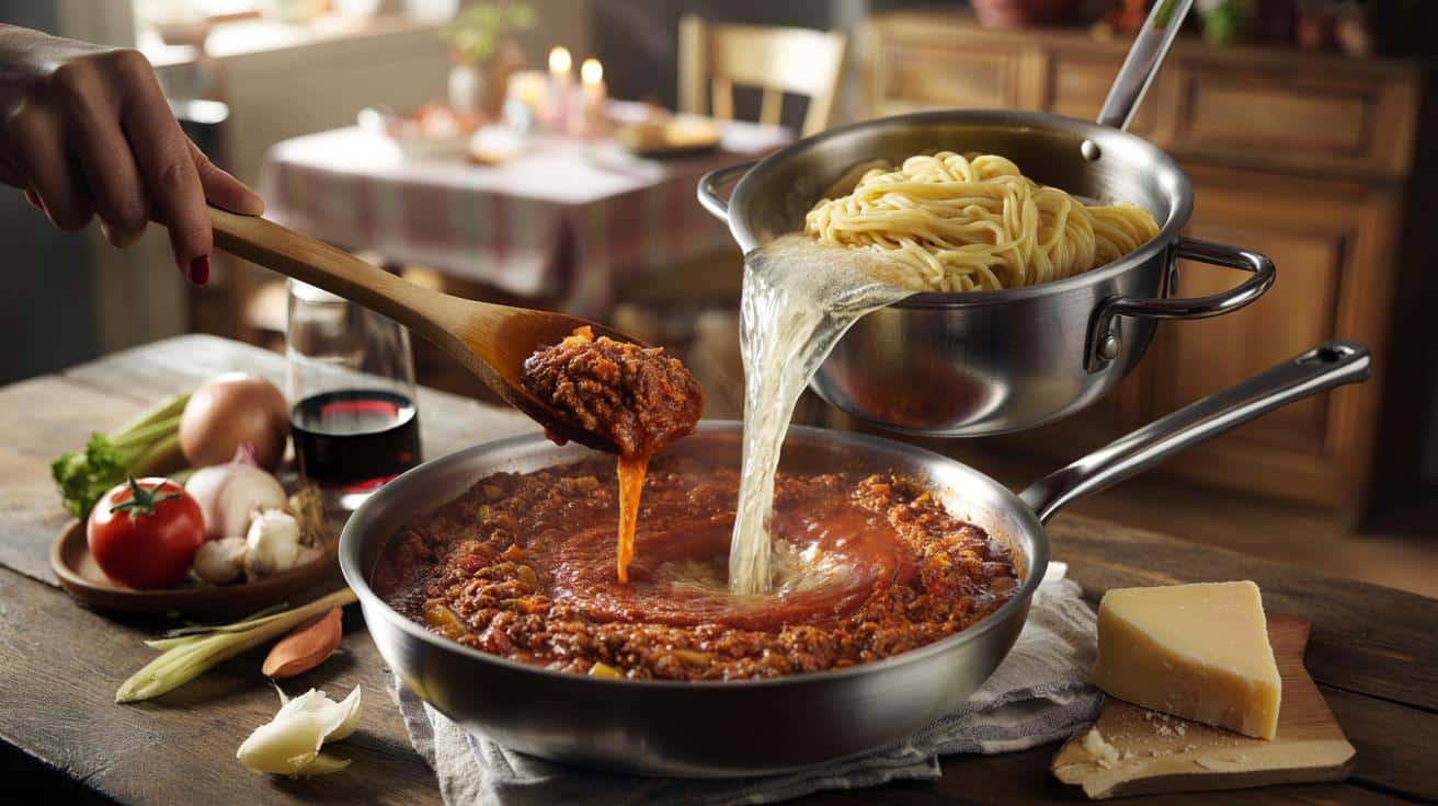 Dlaczego twój sos bolognese jest za rzadki i jaki trik go zagęści bez mąki