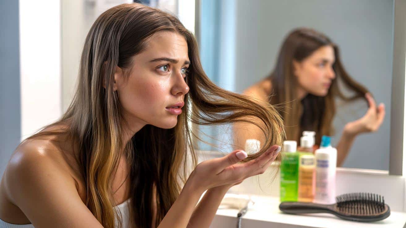 Dlaczego twoje włosy są suche na końcach ale przetłuszczają się przy nasadzie