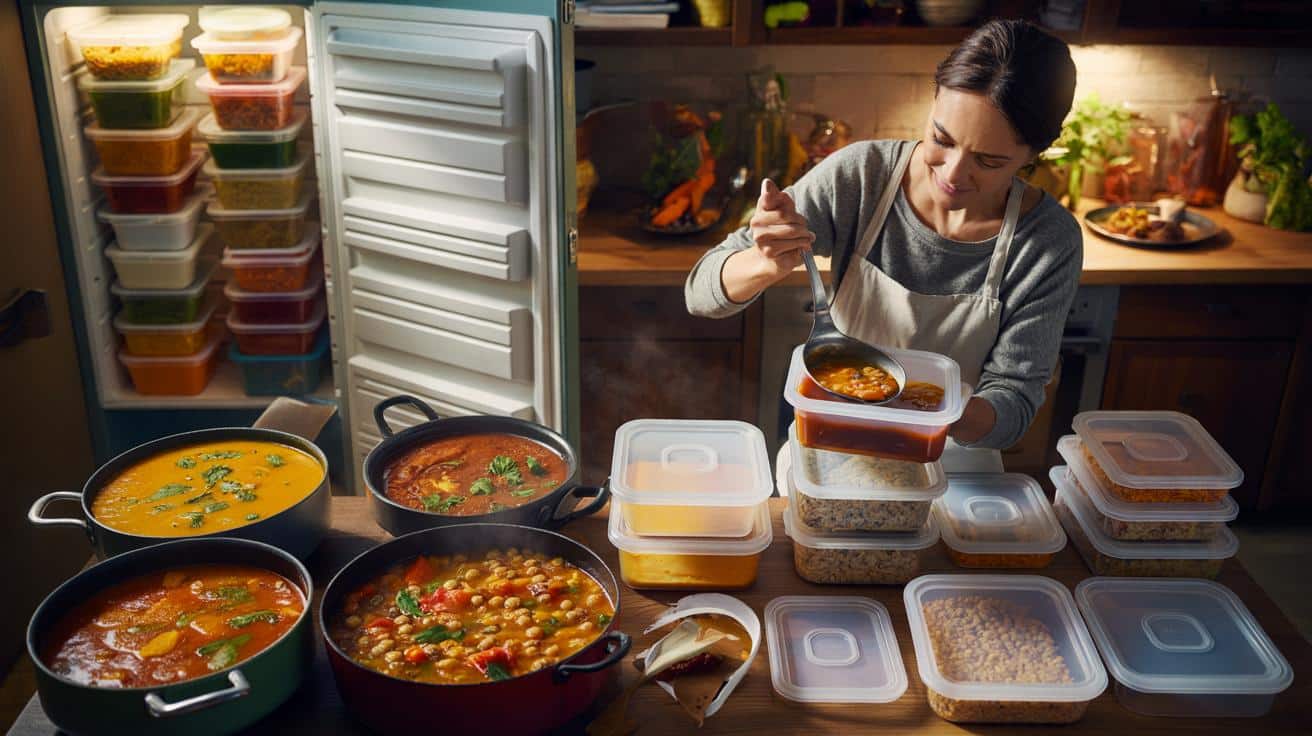 Dlaczego warto gotować większe porcje i co konkretnie zamrażać żeby oszczędzać czas