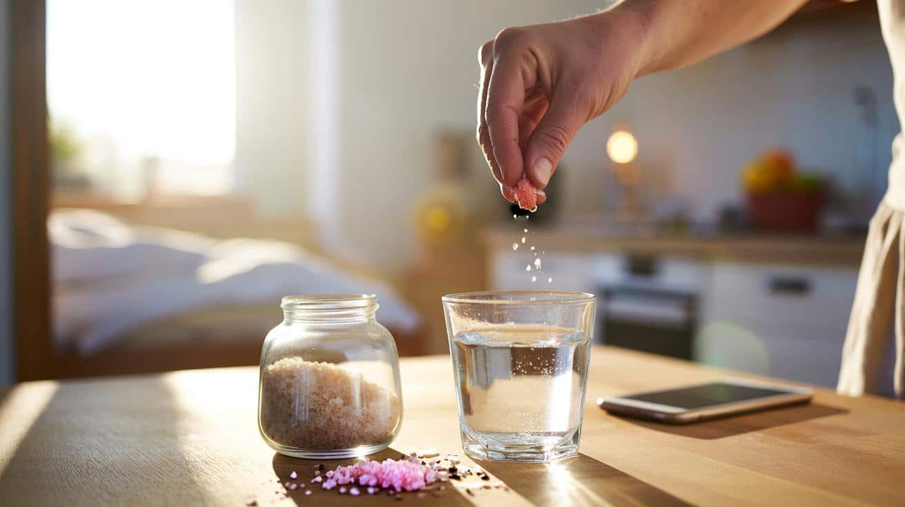 Dlaczego warto pić wodę z odrobiną soli himalajskiej zaraz po przebudzeniu