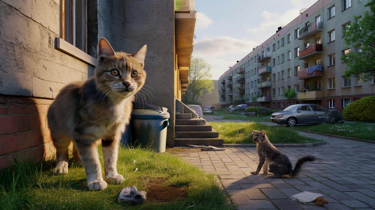 Dlaczego wiosna zamienia spokojnego kota w awanturnika pod blokiem