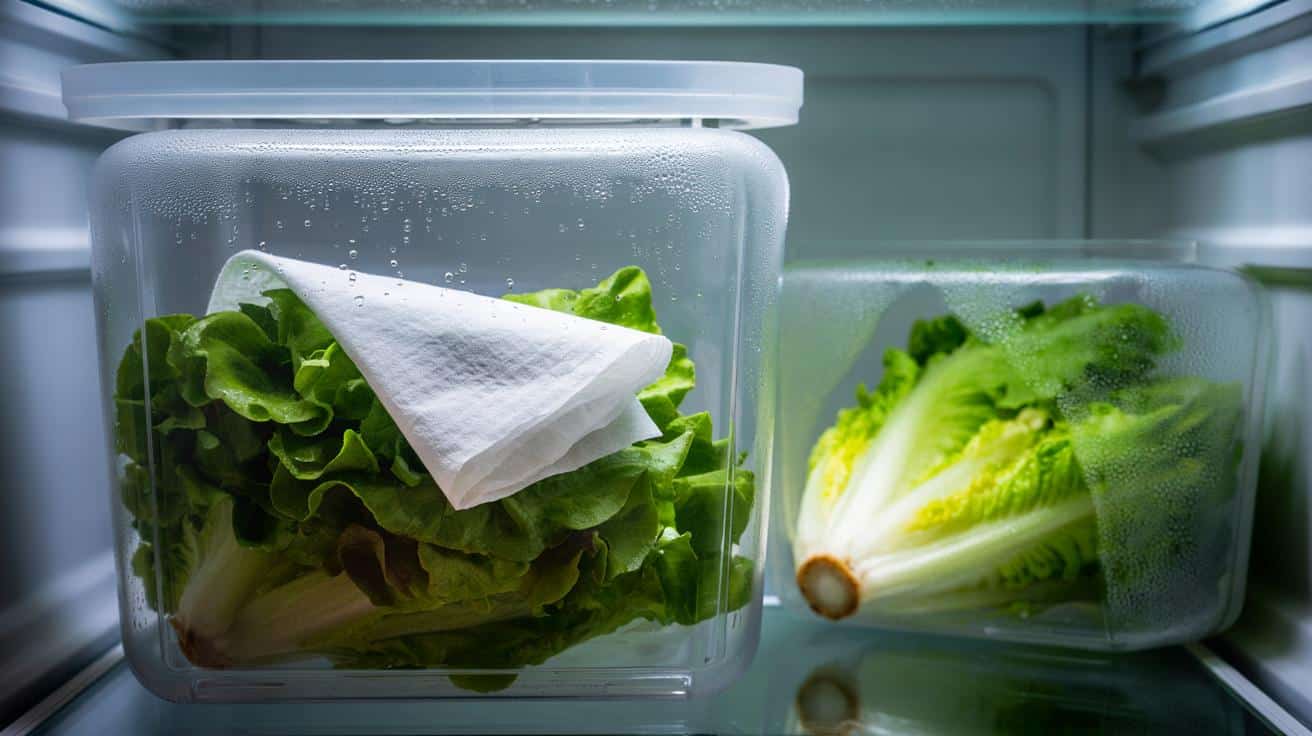 Dlaczego włożenie ręcznika papierowego do pojemnika z sałatą wydłuża jej świeżość