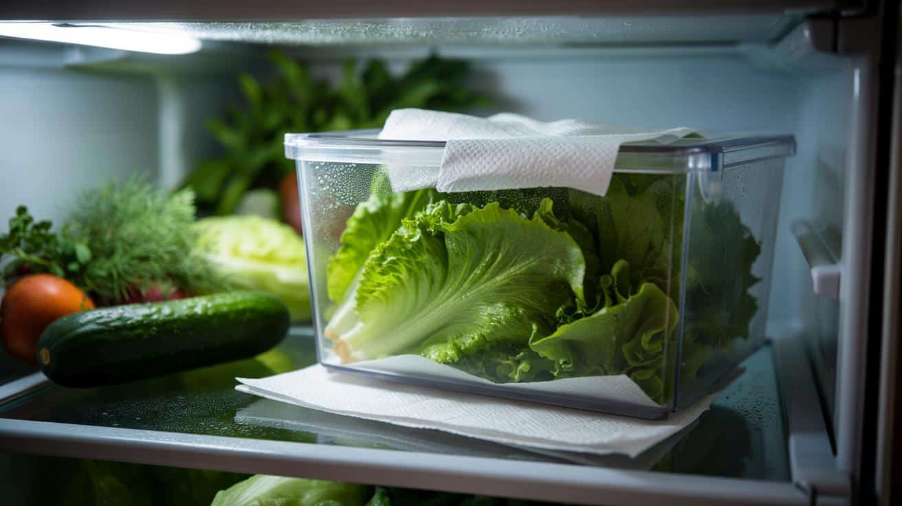 Dlaczego włożenie ręcznika papierowego do sałaty wydłuża jej świeżość