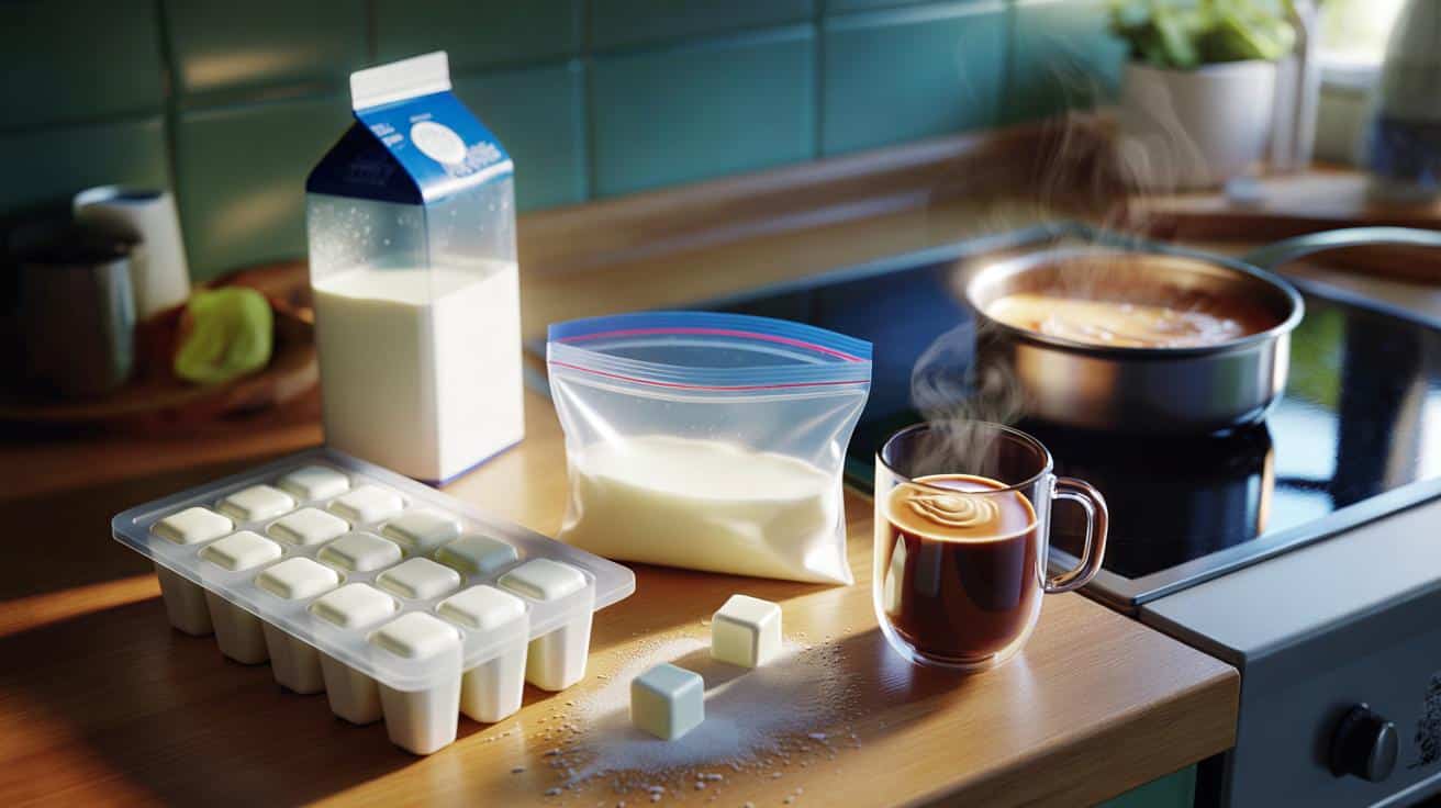 Dlaczego zaczęłam mrozić mleko w kostkach i już nie wracam do kartonów